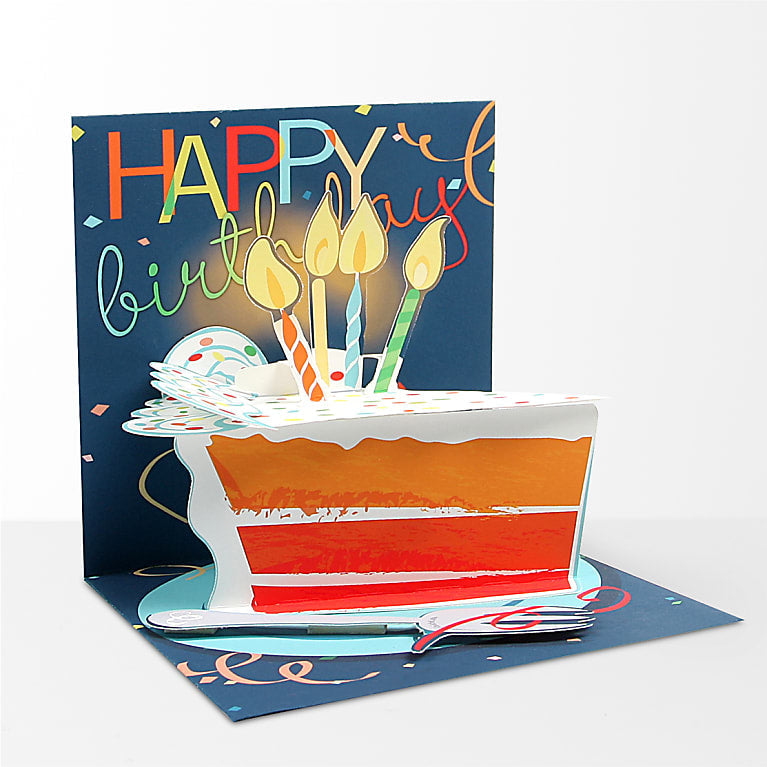 Pink Calla Lily Plant & Birthday Pop Up Card