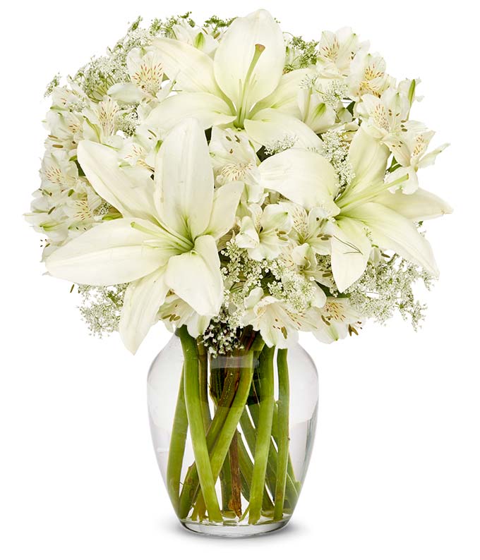 White Mixed Flower Bouquet